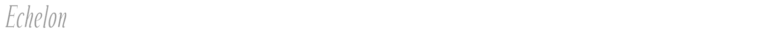 Echelon font preview